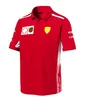 F1poloshirt T-shirt seizoen 2021 werk racepak ronde hals sportwagen Formule 1 werkkleding met dezelfde stijl kan worden aangepast