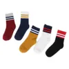Jumping Meters Five Pairs Of Stripes Baby Socks Autumn Winter Soft Comfortable For Children's 210529