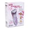 Kemei KM-200A Rasoio elettrico ricaricabile per la rimozione dei capelli Epilatore lavabile Rasatura per signora Rasoio per il corpo Viso Gamba per le donne