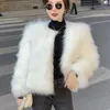 Women's Faux Fur Coats Winter Top Imitation Coat Korean Pure Color Wool Short Ladies Outwear Female Overcoat 210514