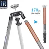 Gebruikte-ST344C Professional Carbon Fiber Tripod Monopod met ballhead vloeistofkop voor digitale camera DSLR max lading 35 kg statief Loga22