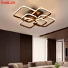 Ceiling Lights Creative Design Acrylic Square Lamp Modern Indoor Lighting Plafond Light Lustres Home Deco Led Plafonnier With Remote