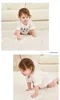 Baby-Baumwoll-Bodys, kurzärmeliger Krabbelanzug mit alphabetischem Design für Sommer-Säuglingskleidung 210702