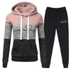 Casual Tracksuit Women Two Piece Set Suit Female Hoodies and Pants Outfits Women's Clothing Autumn Winter Sweatshirts 220315
