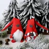 Forest Oudere Kerstmis Oude Man Standing Houding Pop Mooie Faceless Dolls Ornamenten Nordic Stof 2021 Nieuwjaar Xtmas Decora LLA10530