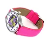 Orologi da polso Bouquet di rose Bouquet da sposa di fiori colorati Orologi da donna di moda Cinturino in tela Orologio sportivo analogico al quarzo casual per le donne