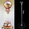 70cm LED Hafif Balon Çubuğu Stand Doğum Günü Temiz Balonlar Globos Tutucu Stand Bebek Duş Düğün Partisi Süslemeleri Balon Y06223080136