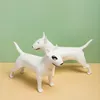 Solidne Realistyczne Bull Terrier Wejście Kolor Malowane Proste Pokój Creative Wejście Wino Gabinet Dekoracje Office Office Crafts 210811