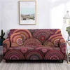 Mandala Bohemen Sofa Cover Stretch SnowCover Sectional Elastische Couch Cover voor Woonkamer L Vorm Leunstoel Cover 1/2/3/4 Seater 211102