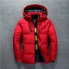 Vinterjacka Män Högkvalitativ Mode Casual Coat Hood Tjock varm Vattentät Down Jacket Male Winter Parkas Ytterkläder 211110