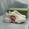 2023 Tasarımcı Rhyton Sıradan Ayakkabı Vintage Sneakers Erkek Kadınlar Çok Madenli Marka Platformu Daddy Spor Sneaker Chaussures Luxurys Runner Trainers Yüksek Kalite