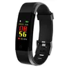 115 Plus Smart Band Pulseira Frequência Heart Relógio Atividade Fitness Tracker Health Monitor Universal Android Celulares com caixa de varejo