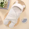 Autumn and Winter of 2019 Newborn Baby Boys Girls Cute Cotton Plush Receiving Blanket Sleeping Wrap Swaddle8805853