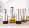 Olive Oil Bottle Soy Sauce Vinegar Seasoning Storage Tool Can Glass Bottom 304 Stainless Steel Body Kitchen Cooking Tools SN2981