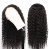 Кудрявые свободные глубокие прямые кружевные фронтальные парики человеческие волосы шнурка передних париков Натуральный цвет для женщин