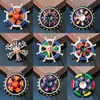 Kleurrijke Dubbele Dek Metalen Alloy Fidget Spinner Top 27 Stijl Gladde Lagers Mute Rainbow HandsPinner Stress Reliever Speelgoed Voor Kinderen Volwassen Geschenken