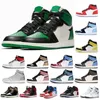 1 High OG Basketballs Shoes 1S Royal Toe Pink Green Black Court Purple White Unc Patent Men Sneakers Trainers