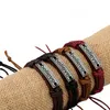 Bar Believe ID Tag Bracelets String Adjustable Leather Bracelet Wristband Bangle cuff for women men Fashion jewelry will and sandy
