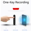Digital Voice Recorder Mini scheda Slim sottile Audio Audio Professionale HD Dictaphone Recording Pen Denoise Lettore musicale mp3 a lunga distanza