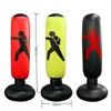 Sacco di sabbia 1,6 m Gonfiabile Boxe Allenamento Punzonatura verticale Ispessimento Tumbler Colonna Sacco di sabbia Palestra Attrezzatura per il fitness domestico