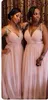 2021 Novo Plissado Profundo V Neck Crystal Chiffon Transparente Vestido de Promoção Longa Plus Size Prom vestido de Promotação Criss Criss Cruz Custom Feito Frisado