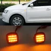 2 STÜCKE FÜR SKODA FABIA OCTAVIA MK1 MK2 Roomer Rapid NH3 LED Dynamic Umdrehungssignal Seitenmarkierung Licht Sequential Indicator