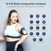 Balances numériques Smart Body Scale pour analyseur de composition d'écran Bluetooth LED de poids corporel avec application Smartphone H1229