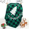 Christmas Trees Infant Baby Boy Girl Grid Knit Blanket Autumn Winter born Quilt Boys Girls Hold 210429