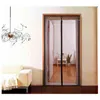 Summer Magnetic Mesh Net Anti Mosquito Insect Fly Bug Curtain Automatic Closing Door Screen Kitchen Curtain Drop 211203