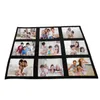 Sublimation leere Decke mit Quasten Wärmeübertragung Druck Schal Wrap Sofa Schlafen Überwurf Decken für Baby gedruckt 9 15 20 Panel DIY Custom