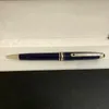Продвижение Высококачественные синие черные шариковые ручки шариковые ручки изящные канцелярские канцелярские принадлежности 0 7 мм черниль