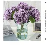 47 cm künstlicher Hortensienblütenkopf aus Kunstseide, einzelnes Produkt, 11 Farben, für die Dekoration von Hochzeiten, Zuhause, Partys