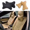 Seat Cushions 1Pcs Car Headrest Pillow Driving Head Neck Support Breathable Automobile Rest Pillows PU Leather