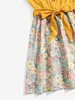 Toddler Girls 1pc Floral Print Ruffle Trim Belted Dress SHE01