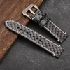 Watch Bands Handmade Gray Python Leather Strap 20 22 24 26MM Compatible With PAM111 441 Men039s Bracelet7577807