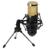 B. BM800 MIKROFON Condensador BM 800 Microfone com Mount for Radio Braodcasting Singing Recording KTV Microfones de karaokê KTV