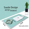 Portable Large Gaming Mouse Pad Gamer Waterproof PU Leather Suede Desk Mat Computer Mousepad Keyboard Table Cover CS Dota