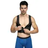 Chest Trainer Compression Corset with Zip Gynecomastia Bra Sexy Men Slimming Vest Posture Corrector Underwear