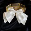 Hair Clips & Barrettes Ly Women Japanese Bow Headbands Sweet Rope Charming Web Celebrity Elastic