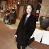 Women's Wool & Blends Women Jackets Outerwear Woolen Double Breasted Loose Large Sizes Korean Casual Winter Thicken Warm Overcoat Phyl22