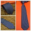 Mens banden 8 cm zijden stropdassen brief gestreepte stropdas voor mannen formele zakelijke bruiloft gravatas met doos 8989