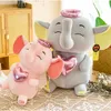 2021 Nuovo giocattolo Peluche Creativo Cute Angel Bambino Bambola Elefante Bambola per bambini Setto per bambini Smosto per dormire Cuscino regalo di compleanno