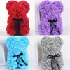 Nuovo regalo di San Valentino Pe Toys Rose Bear ripiegati di orsacchiotto romantico orsacchiotto di orsacchiotto grazioso ragazza per ragazze ragazze regali