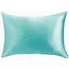 20*26inch Silk Satin Pillowcase Home Multicolor Ice Silk Pillow Case Zipper Pillow Cover Double Face Envelope Home TextilesT2I52097