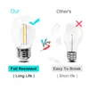 String Lights Waterdichte IP65 15 M 15 Lampen 48FT S14 LED Edison Filament Bulb Retro Backyard Garden Holiday Wedding Lights 211104