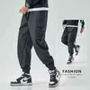 Män joggare last denim byxor baggy harem japanska streetwear styke manlig ankel hajuku casual hip hop jeans byxor män 211120