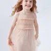 Vestido de niñas Verano Bebé Princesa Ropa esponjosa para niños P4627 210622