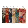 Étnica impresso floral cachecol mulheres longas xailes de viscose e envoltório senhoras hijab cachecol quente pashmina foulard feminina bandana