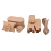 Embrulho de presente 50pcs/lote kraft paper Candy Boxes