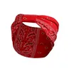 Sport brede hoofdbanden bloemenprint bowknot yoga stretch wrap haarband hoepels voor dames hoofdbands mode